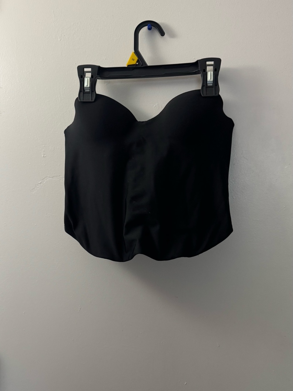 H&M Black Strapless Bandeau Bustier